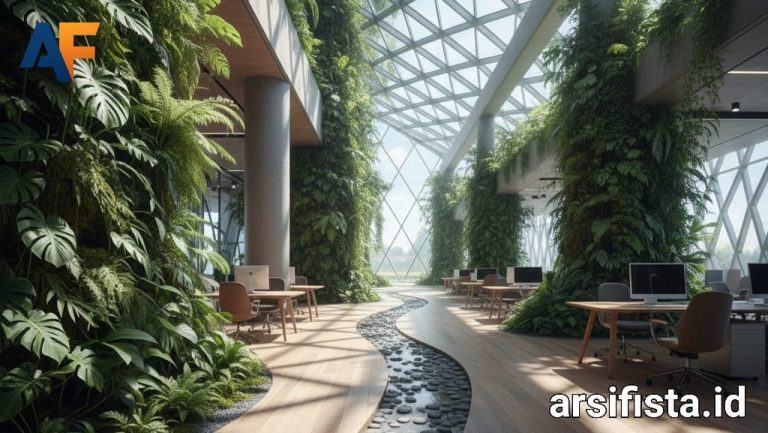 Desain Biofilik: Mengapa Integrasi Alam dalam Bangunan Menjadi Kunci Kesehatan Mental dan Nilai Investasi Properti Masa Depan.