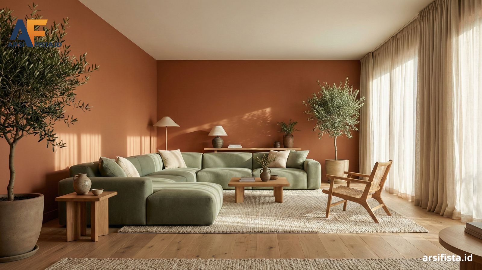 Tren Warna Earthy 2025 membawa keseimbangan estetika alam ke dalam hunian modern dengan sentuhan material yang fungsional dan berkelas.