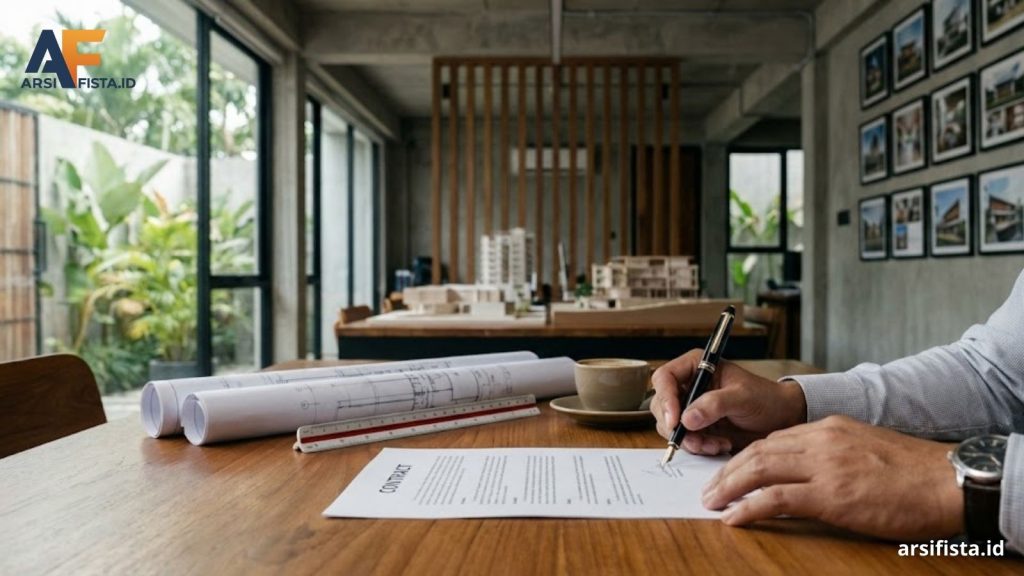 Tips melakukan negosiasi kontrak arsitek guna melindungi hak penyedia jasa dan memastikan kepuasan klien dalam jangka panjang.