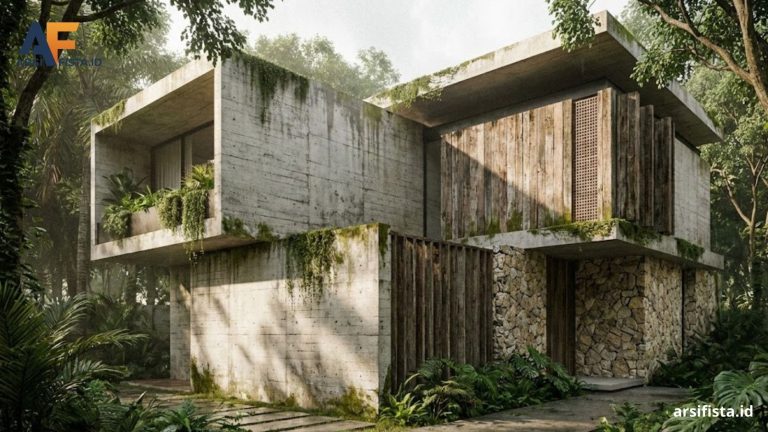 Artistic imperfection dalam arsitektur bukan tentang bangunan rusak, melainkan perayaan material alami, tekstur mentah, dan desain yang menua dengan anggun.