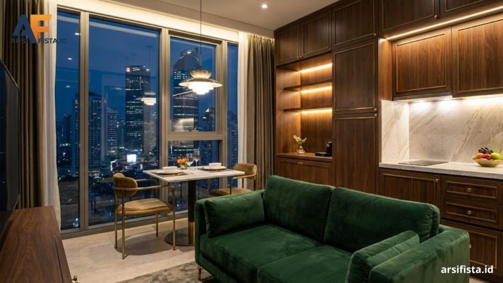 Compact luxury mendefinisikan ulang kemewahan bukan dari luas ruang, melainkan dari kualitas material, detail pengerjaan, dan efisiensi desain pada hunian mungil.