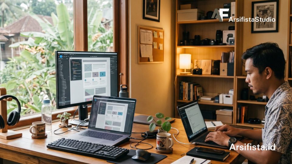Arsifista Studio membantu usaha, brand, institusi, dan organisasi membangun website, sistem digital, konten, visibilitas pencarian, serta solusi AI yang lebih terarah.